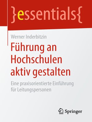 cover image of Führung an Hochschulen aktiv gestalten